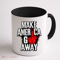Make America Go Away Greenland Canada Coffee Mug thumb 1