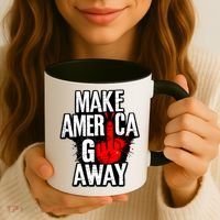 Make America Go Away Greenland Canada Coffee Mug thumb 3