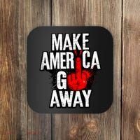 Make America Go Away Greenland Canada Coaster thumb 0