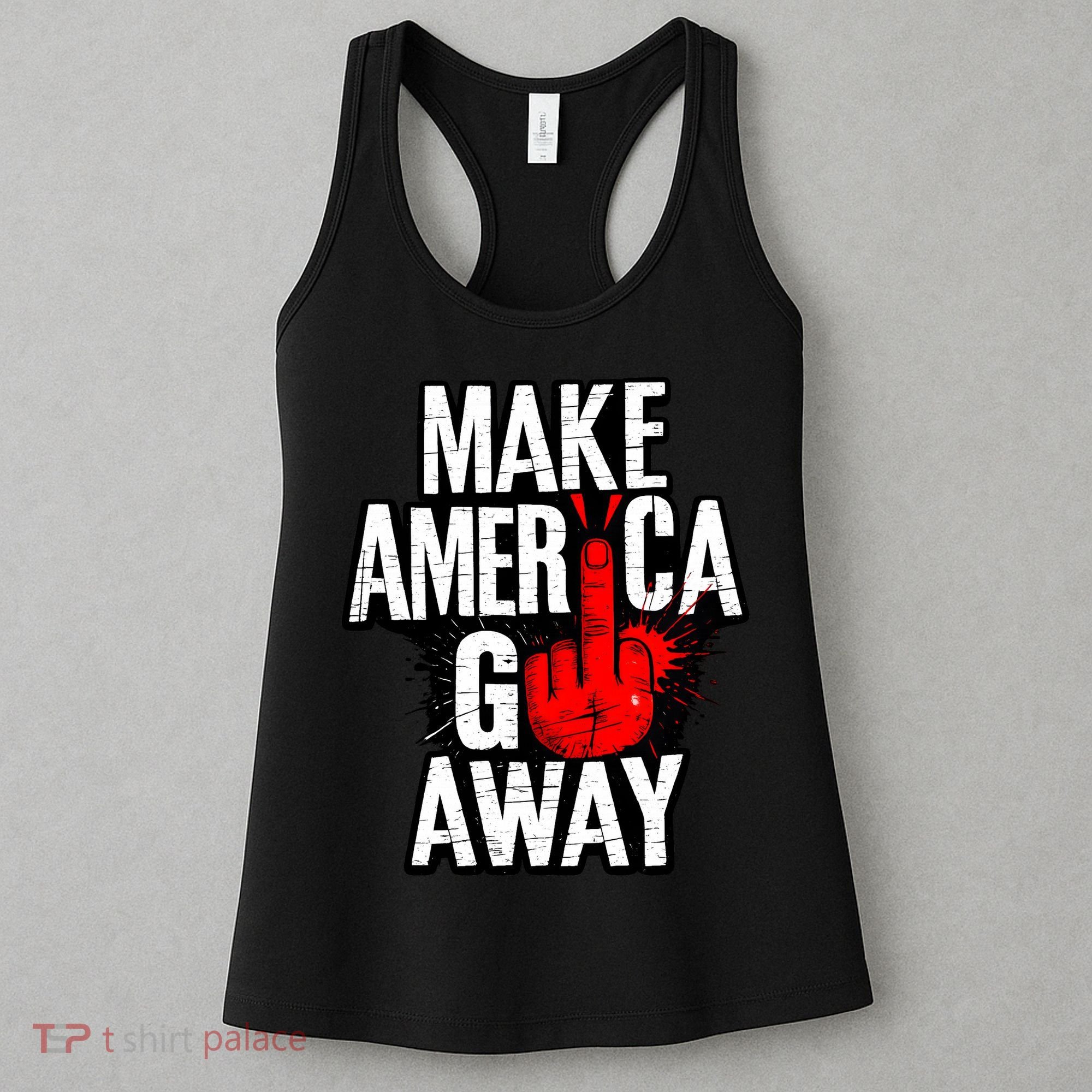 Make America Go Away Greenland Canada Women's Tank Top
