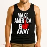 Make America Go Away Greenland Canada Tank Top thumb 3