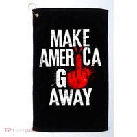 Make America Go Away Greenland Canada Golf Towel thumb 0