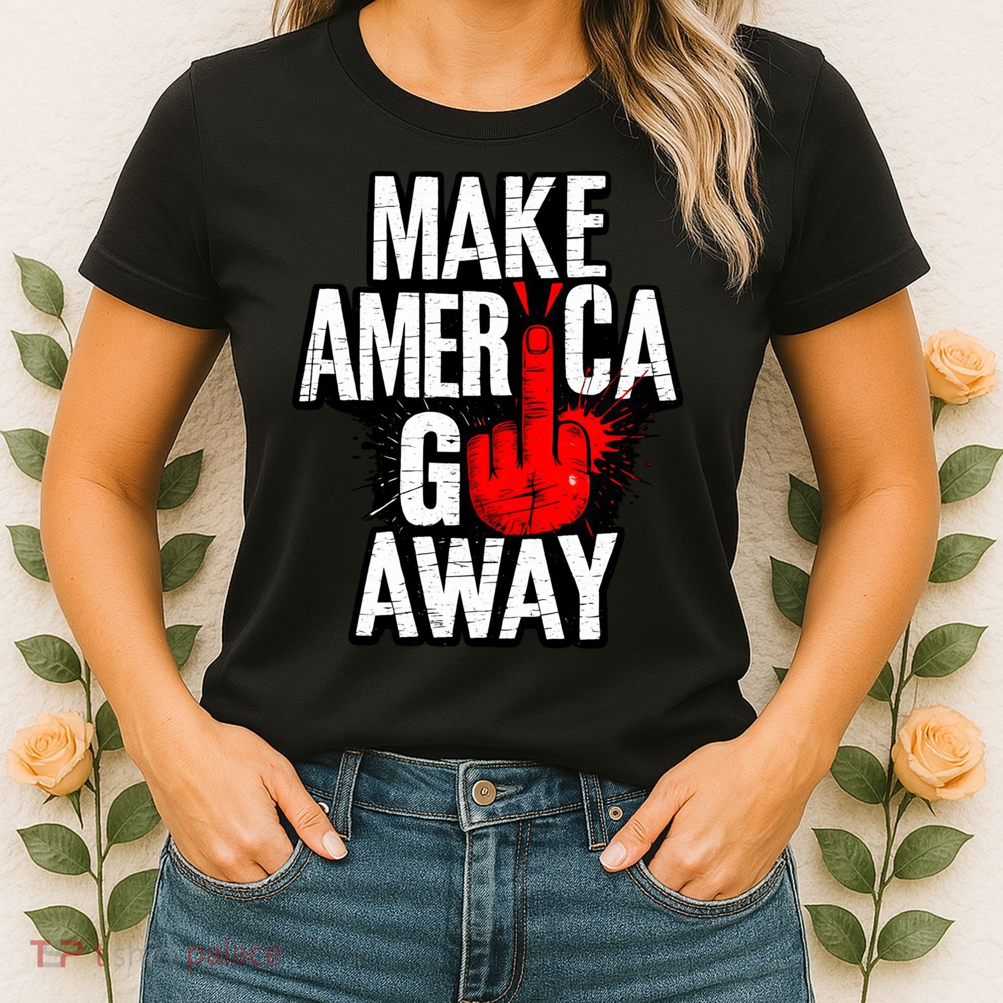 Make America Go Away Greenland Canada Women's T-Shirt
