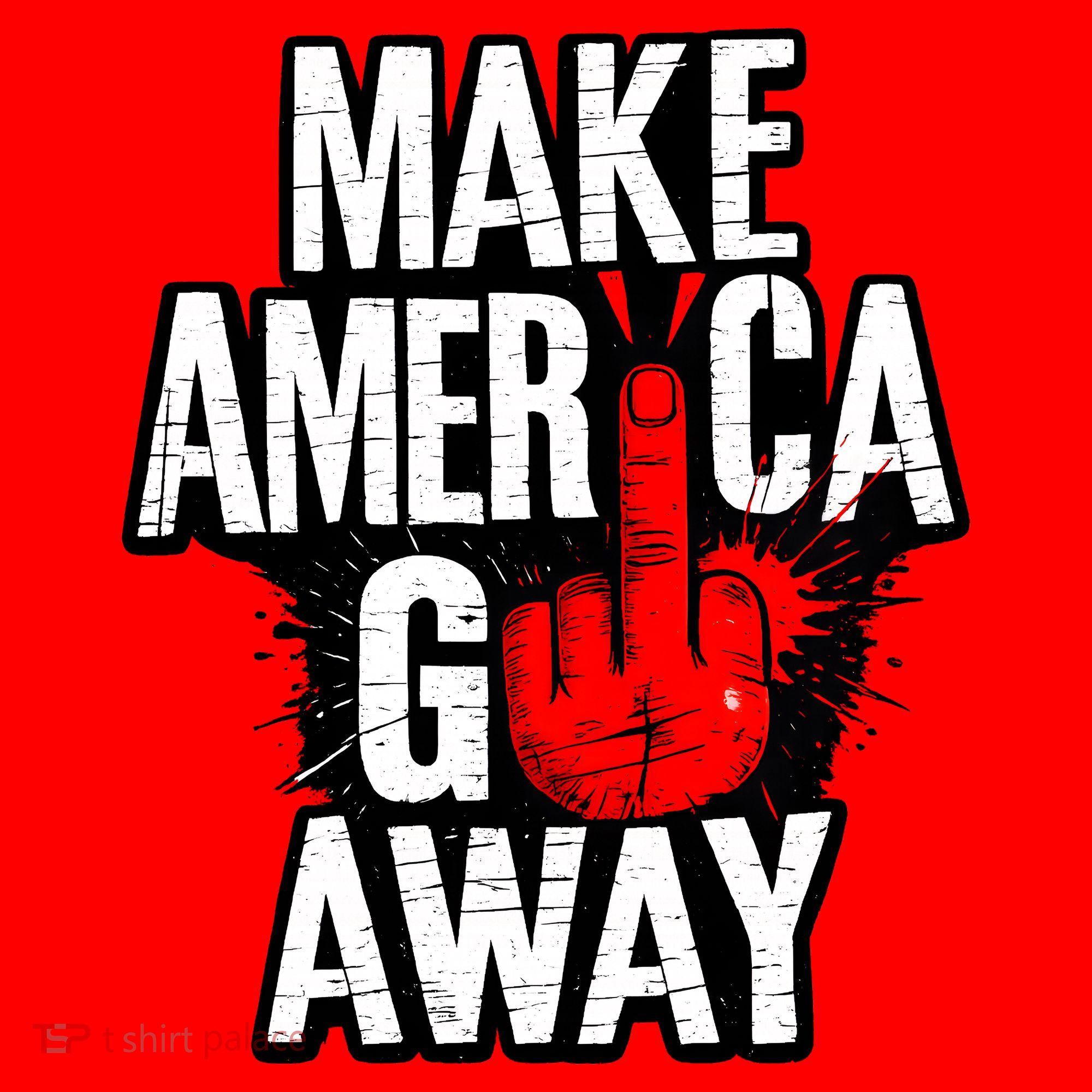 Make America Go Away Greenland Canada Santa Hat