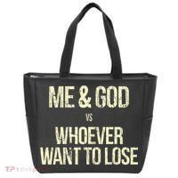Me And God Vs Whoever Want To Lose Tote Bag thumb 0