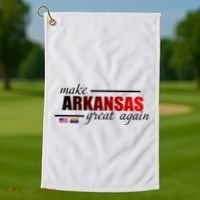 Make Arkansas Great Again Golf Towel thumb 1
