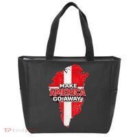 Make America Go Away Greenland Map MAGA Tote Bag thumb 0