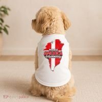 Make America Go Away Greenland Map MAGA Doggie Tank thumb 2