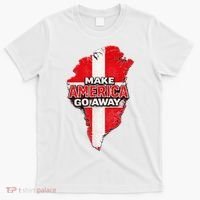 Make America Go Away Greenland Map MAGA T-Shirt thumb 0