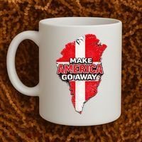 Make America Go Away Greenland Map MAGA Coffee Mug thumb 2