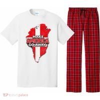 Make America Go Away Greenland Map MAGA Pajama Set thumb 0