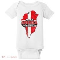 Make America Go Away Greenland Map MAGA Baby Bodysuit thumb 0