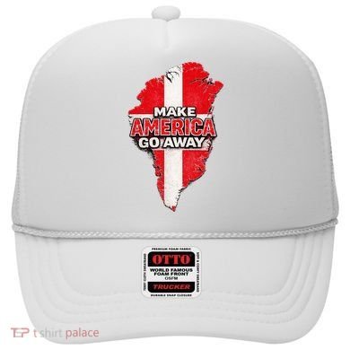 Make America Go Away Greenland Map MAGA Hat