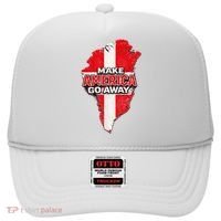 Make America Go Away Greenland Map MAGA Hat thumb 0