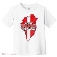 Make America Go Away Greenland Map MAGA Toddler T-Shirt thumb 0