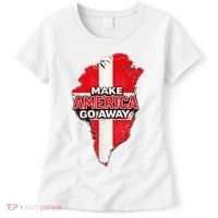 Make America Go Away Greenland Map MAGA Women's T-Shirt thumb 0