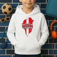 Make America Go Away Greenland Map MAGA Kids Hoodie thumb 2