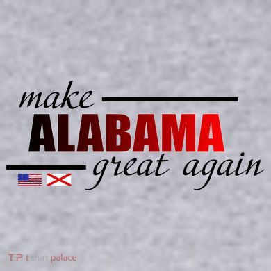 Make Alabama Great Again Women's Racerback Cropped Tank