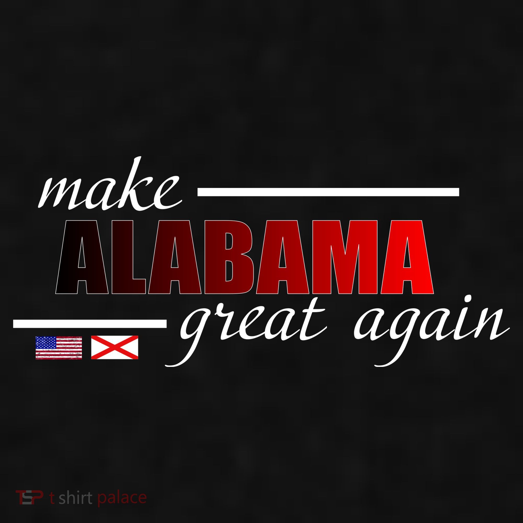Make Alabama Great Again Ladies PosiCharge Tri-Blend Wicking Tank