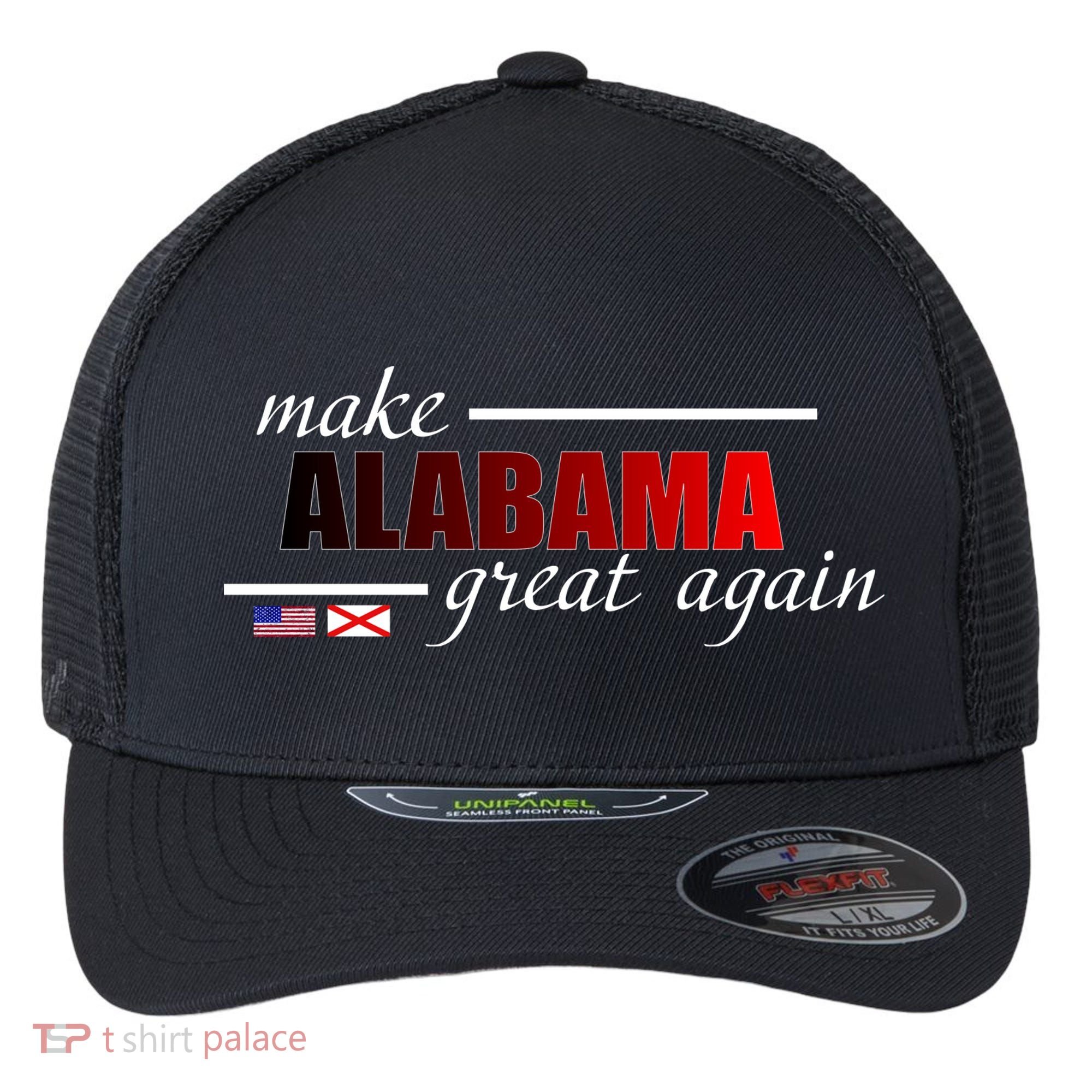 Make Alabama Great Again Flexfit Unipanel Trucker Cap