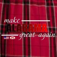 Make Alabama Great Again Men's Flannel Plaid Pajama Pants thumb 2