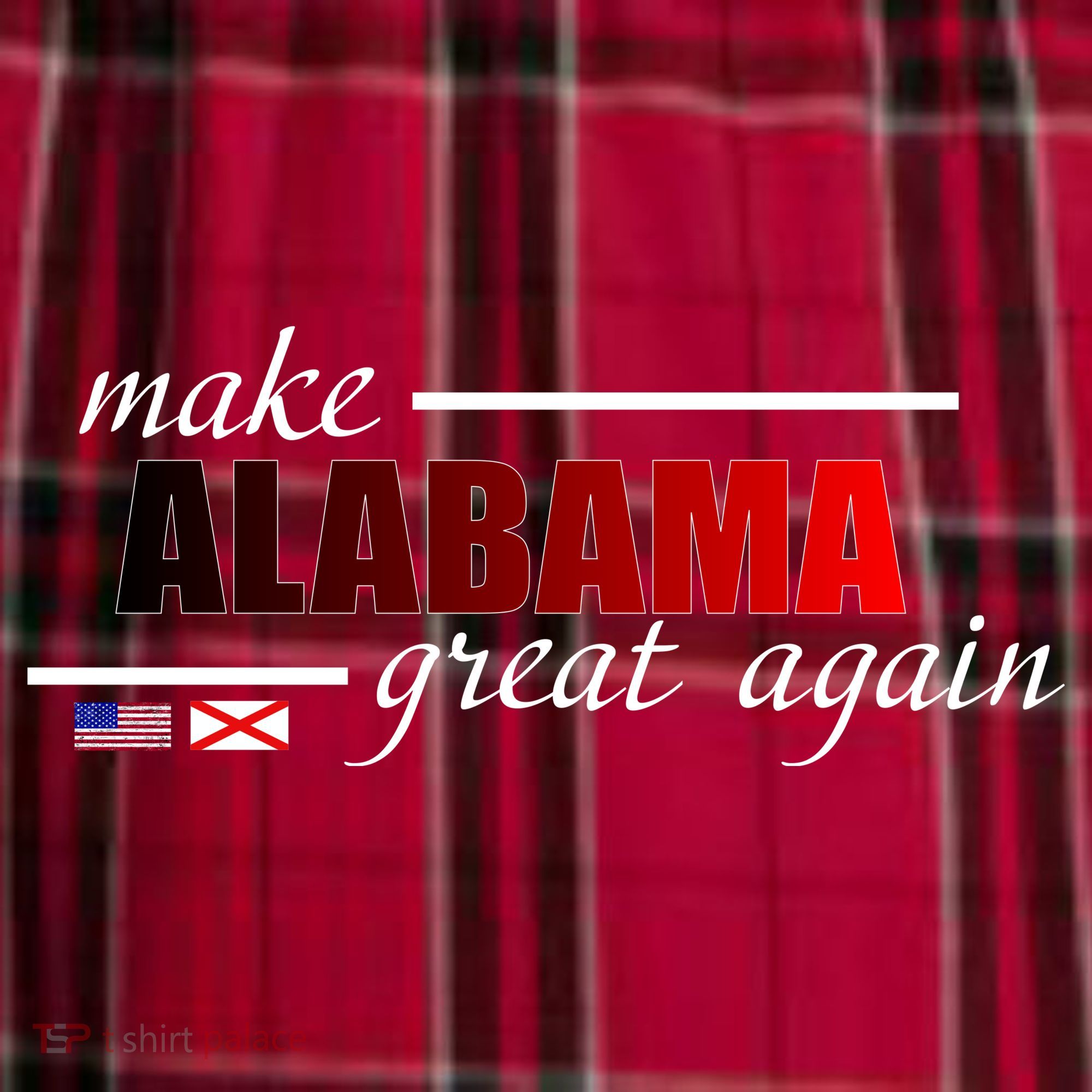 Make Alabama Great Again Men's Flannel Plaid Pajama Pants
