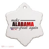 Make Alabama Great Again Ceramic Ornament thumb 0