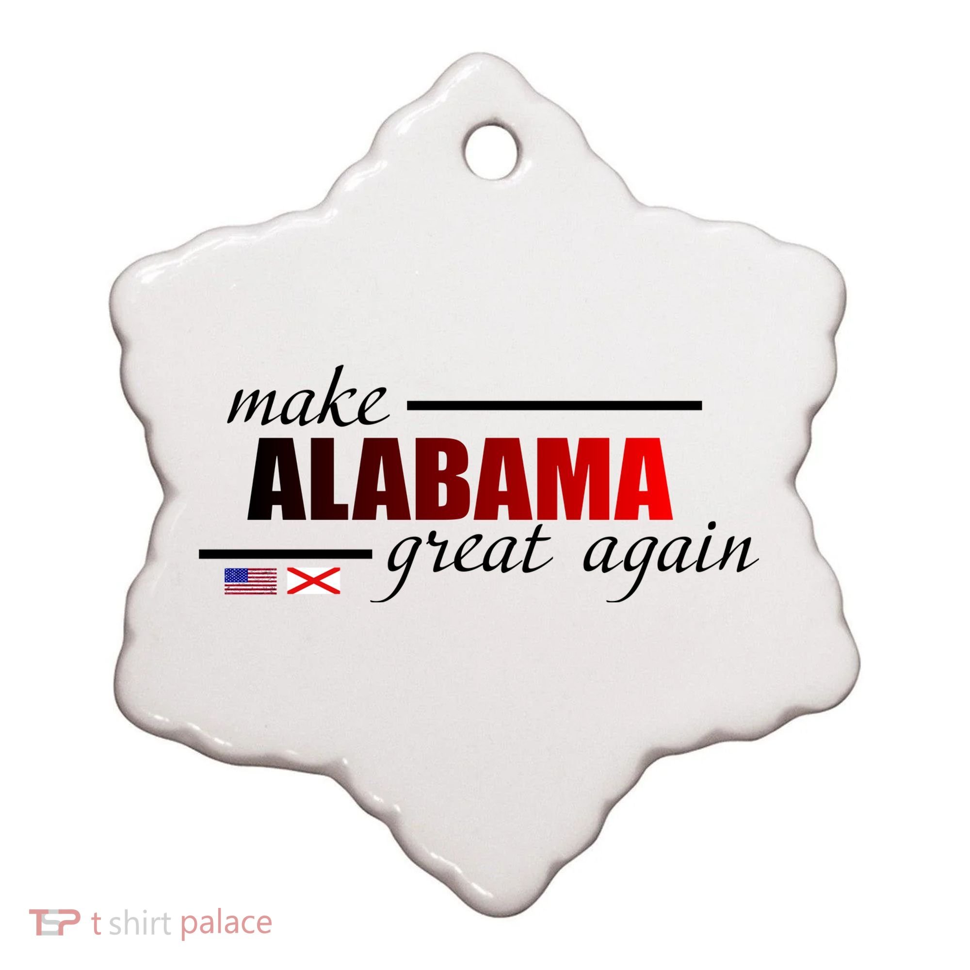Make Alabama Great Again Ceramic Ornament