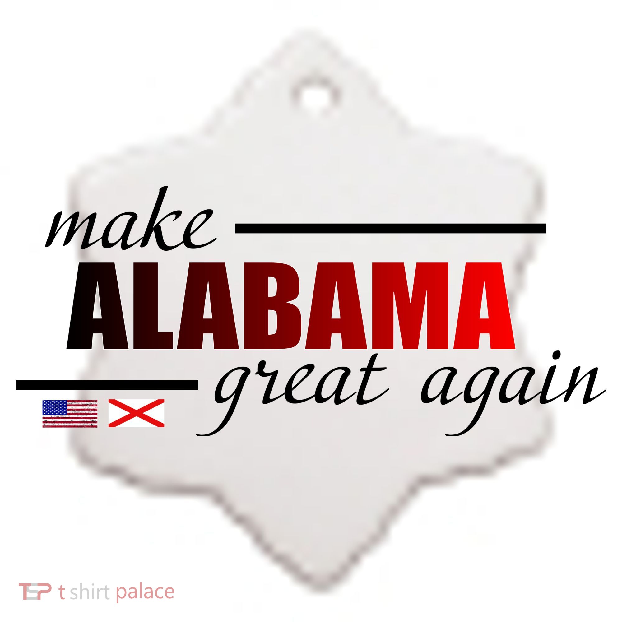 Make Alabama Great Again Ceramic Ornament