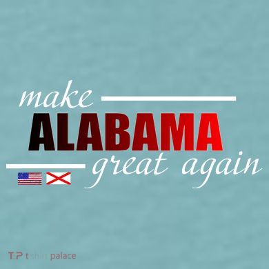Make Alabama Great Again Sueded Cloud Jersey T-Shirt