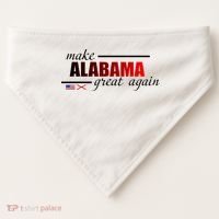 Make Alabama Great Again USA-Made Doggie Bandana thumb 0