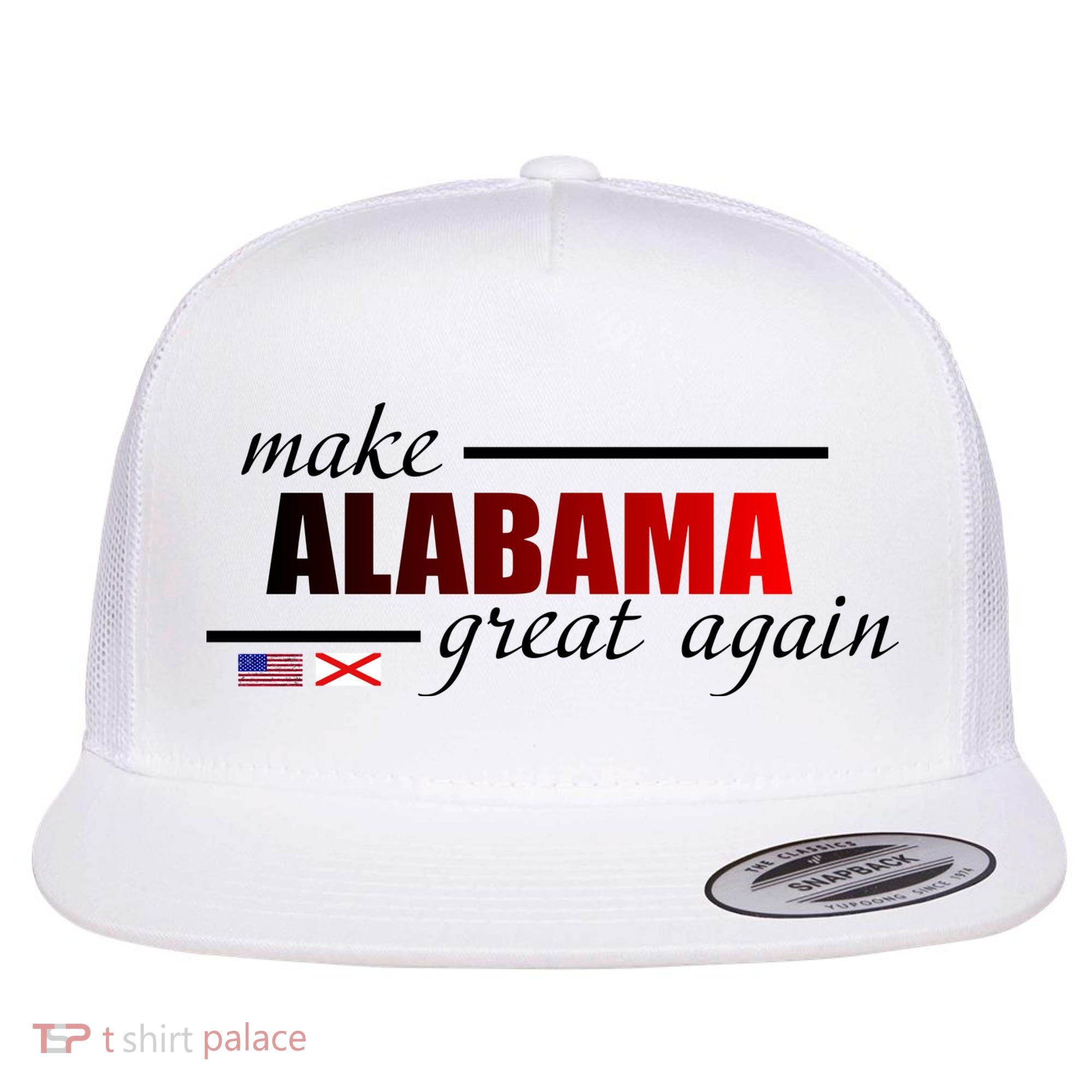 Make Alabama Great Again Flat Bill Trucker Hat