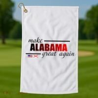 Make Alabama Great Again Golf Towel thumb 1
