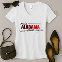 Make Alabama Great Again Women's V-Neck T-Shirt thumb 2