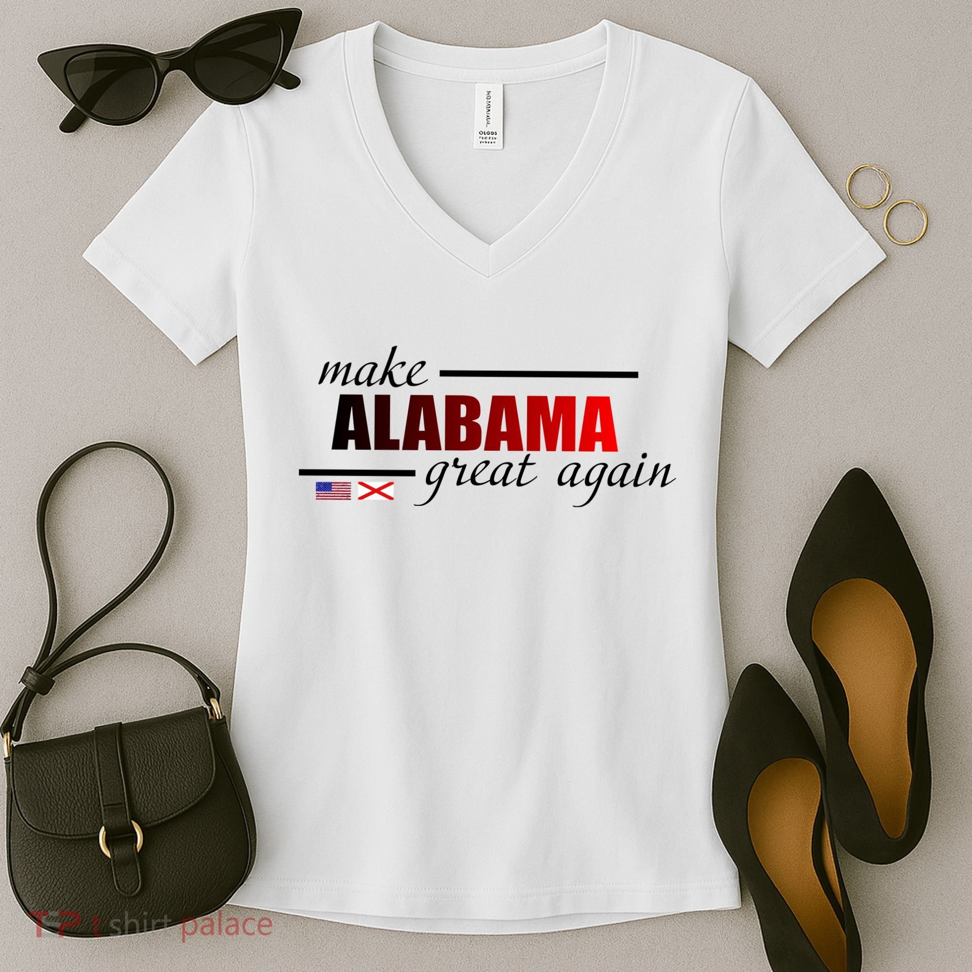 Make Alabama Great Again Women's V-Neck T-Shirt