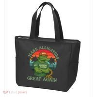 Make Alligators Great Again Alligator Alcatraz Funny Florida Everglades Tote Bag thumb 3