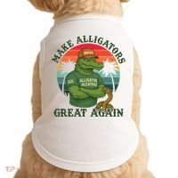 Make Alligators Great Again Alligator Alcatraz Funny Florida Everglades Doggie Tank thumb 0