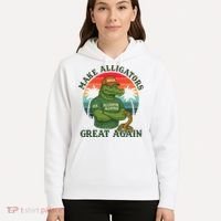 Make Alligators Great Again Alligator Alcatraz Funny Florida Everglades Hoodie thumb 5