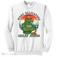 Make Alligators Great Again Alligator Alcatraz Funny Florida Everglades Sweatshirt thumb 0