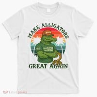Make Alligators Great Again Alligator Alcatraz Funny Florida Everglades T-Shirt thumb 0