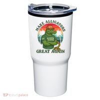 Make Alligators Great Again Alligator Alcatraz Funny Florida Everglades Tumbler thumb 0