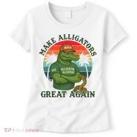 Make Alligators Great Again Alligator Alcatraz Funny Florida Everglades Women's T-Shirt thumb 0