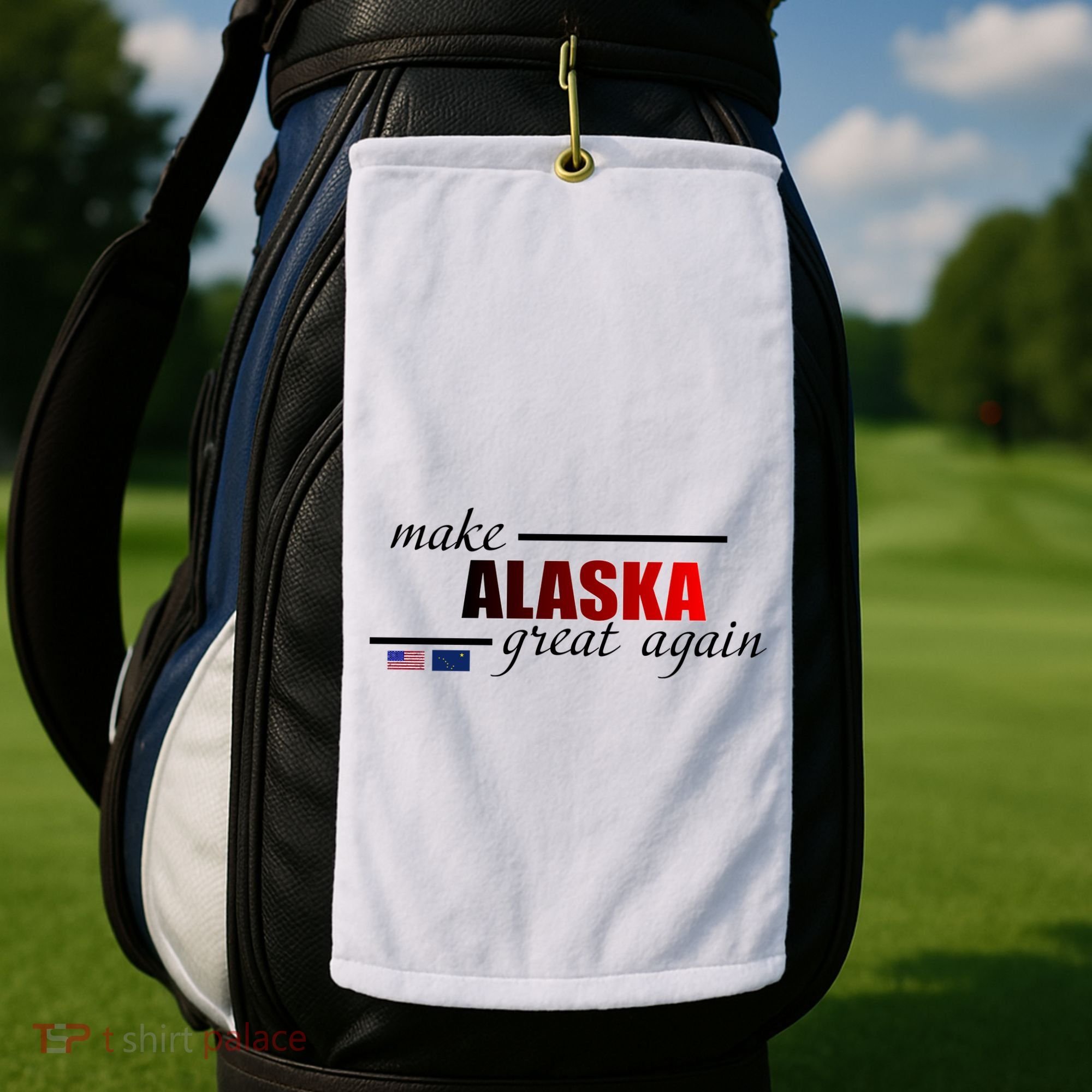 Make Alaska Great Again Golf Towel