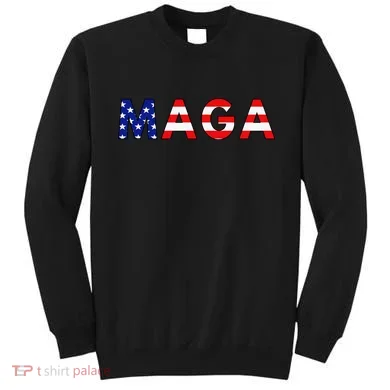 MAGA American Flag Sweatshirt