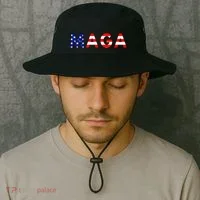 MAGA American Flag Bucket Hat thumb 2
