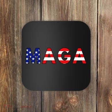 MAGA American Flag Coaster