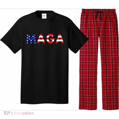 MAGA American Flag Pajama Set