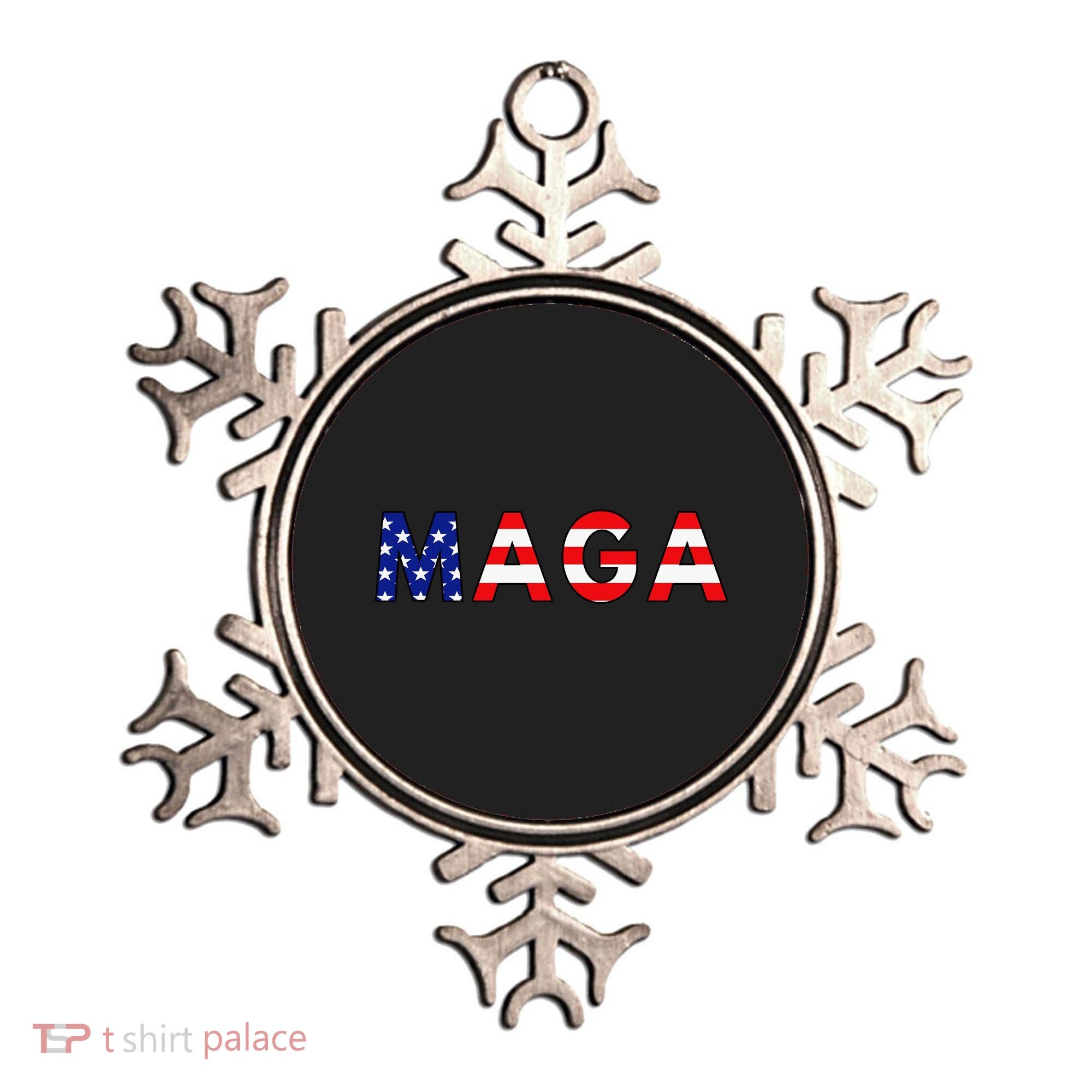 MAGA American Flag Ornament