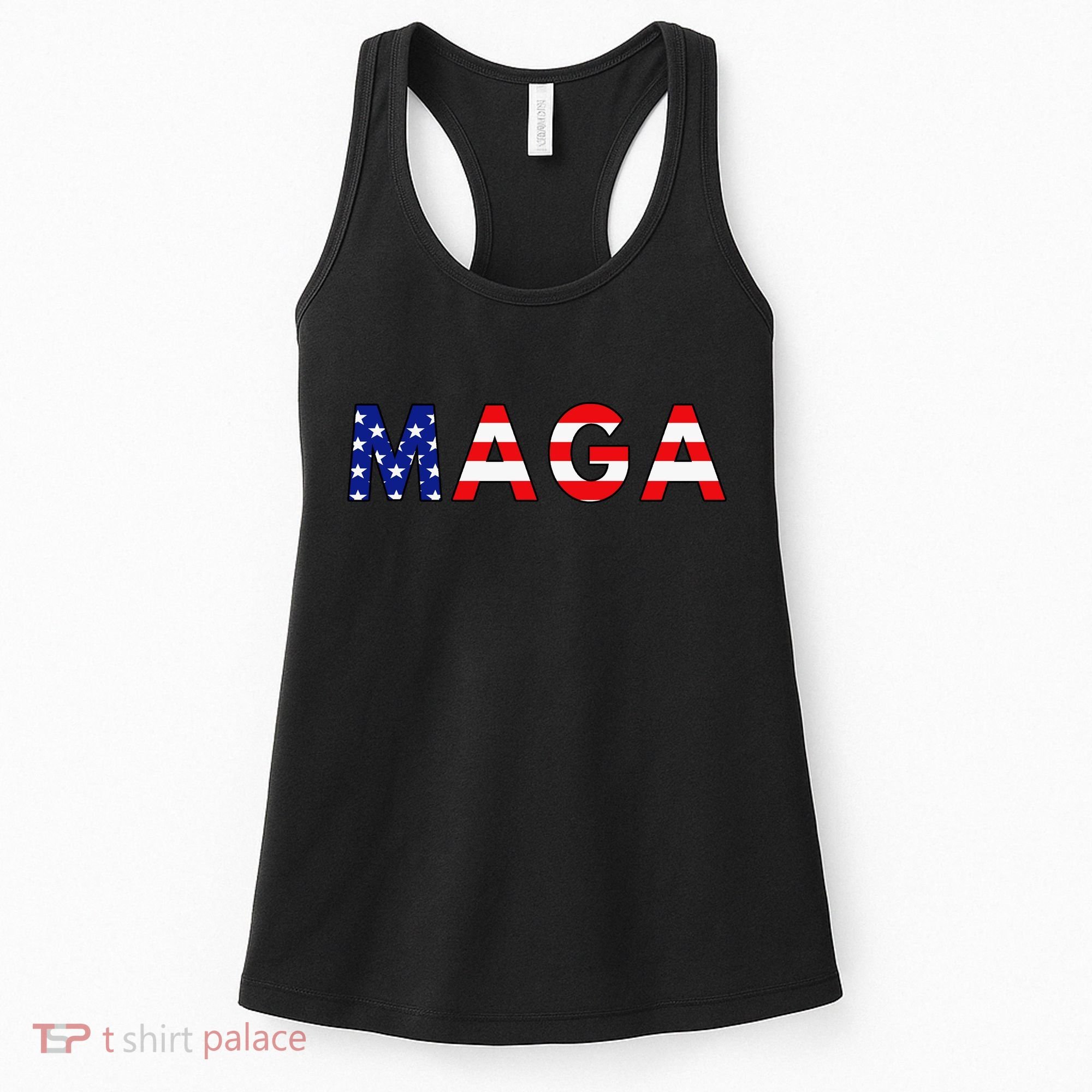 MAGA American Flag Women's Tank Top