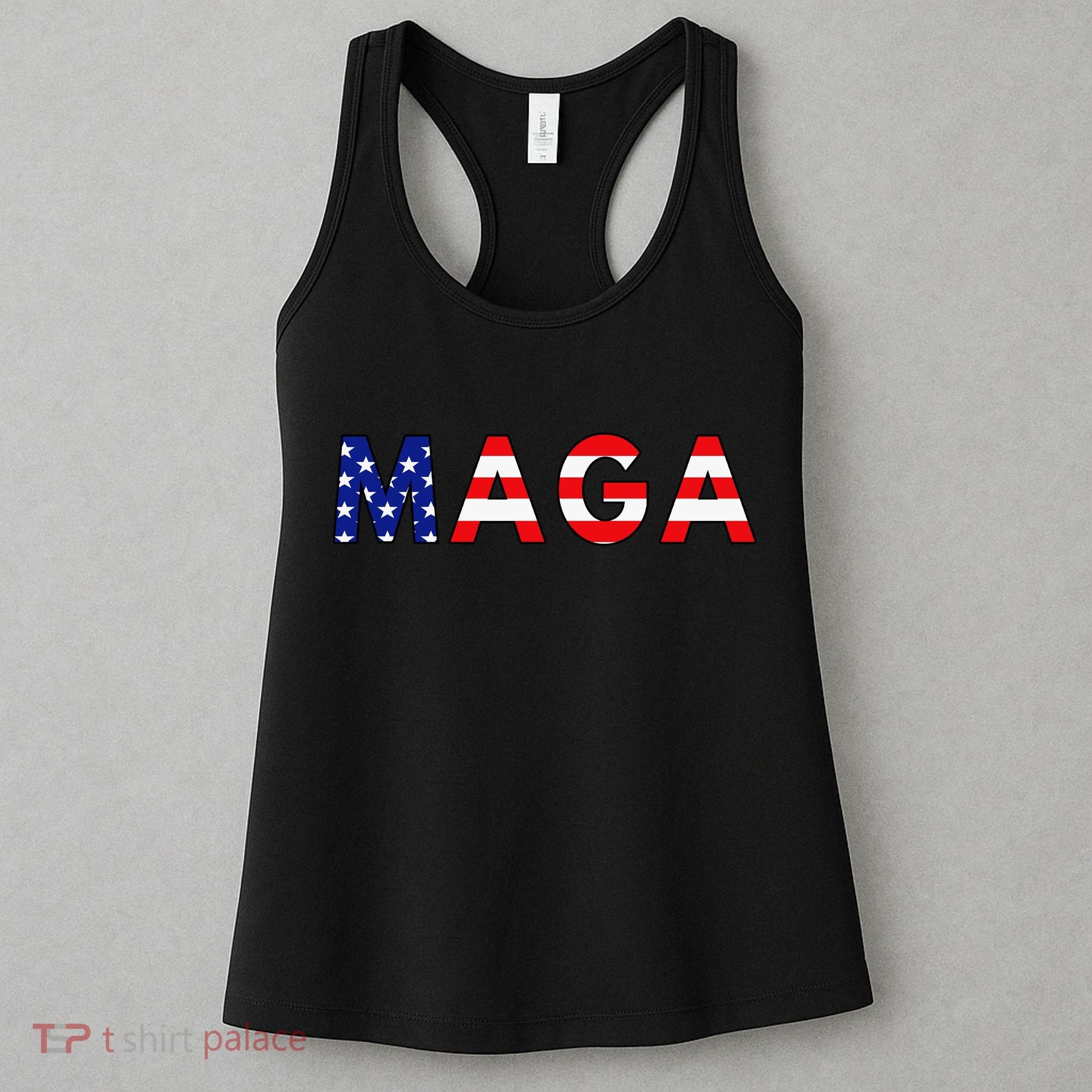 MAGA American Flag Women's Tank Top
